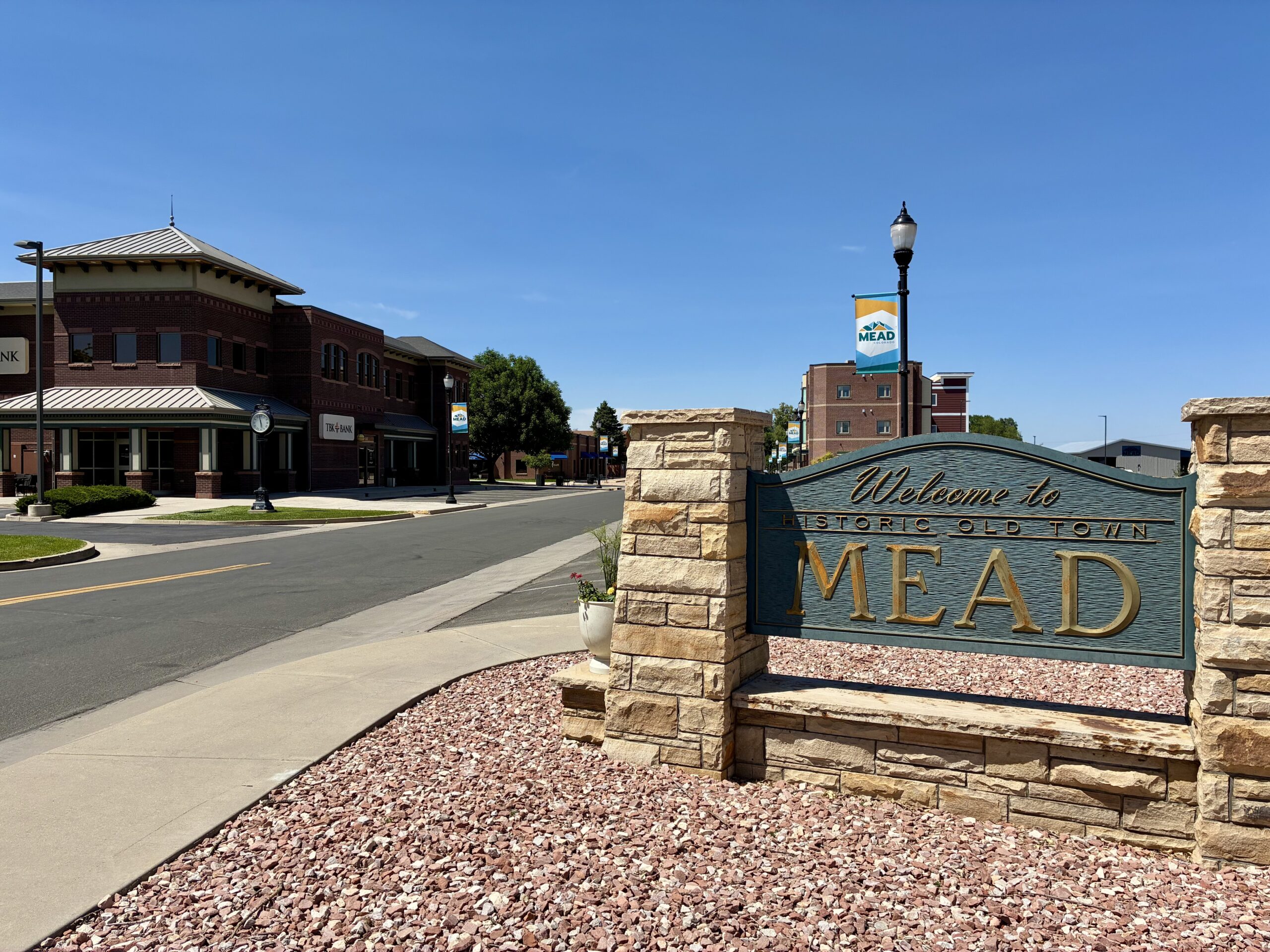 Downtown Mead CO Sign